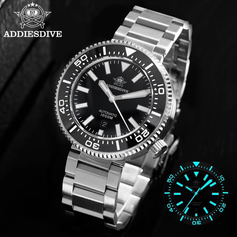 Seiko Watch 5 Sports - ساعة ADDIESDIVE الفاخرة للرجال، ساعة غوص
