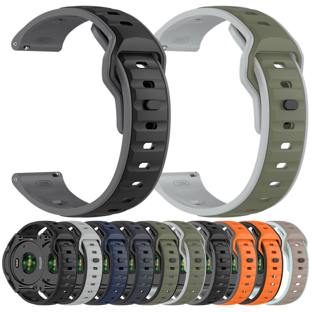 Silicone Watch Band 22Mm - 20 22 مللي متر سيليكون حزام
