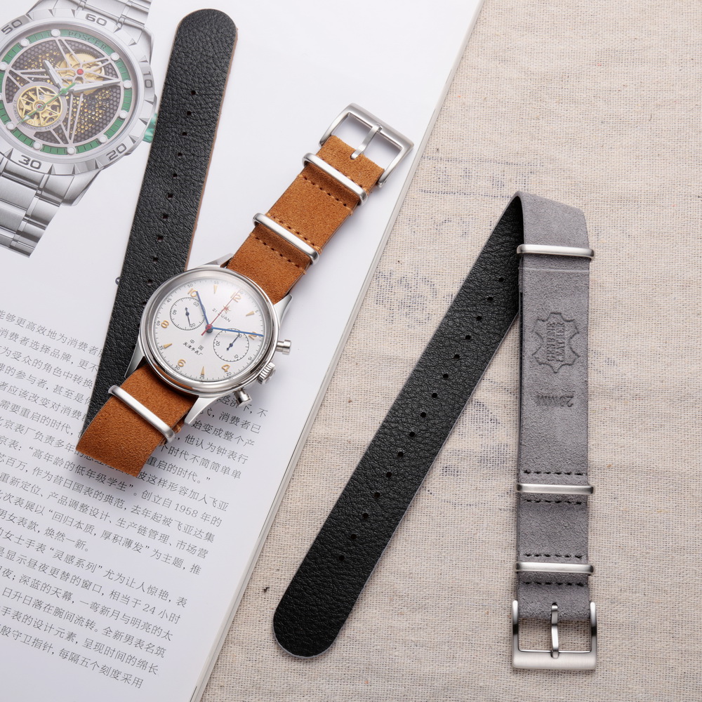 Tropic Strap Vintage - HEMSUT حزام جلد طبيعي (Suede) ساعة
