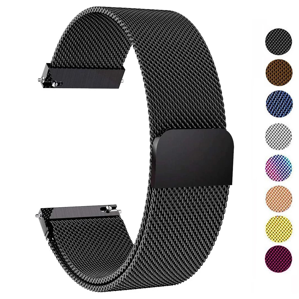 22 سيور حلقة ميلانو لسامسونج غ - مراجعة Milanese Loop Magnetic وسعره