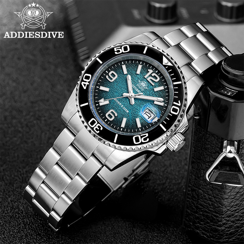 Addiesdive 41 مللي متر ساعة غو - مراجعة Rolex Watch Submariner وسعره