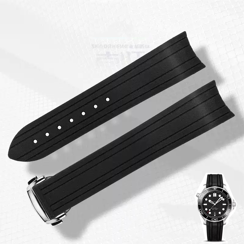 20 مللي متر منحني نهاية المطاط - مراجعة Omega Watch Seamaster وسعره