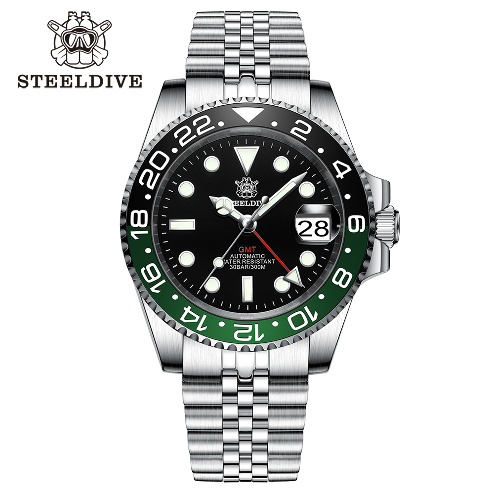 ساعة STEELDIVE SD1993 V2 بإطار - مراجعة Seiko Watch 5 Sports وسعره