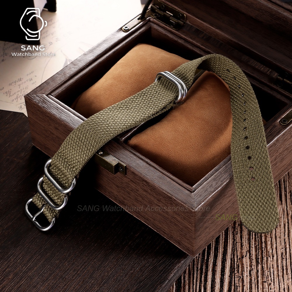 20 مم 22 مم لأحزمة بيرلون وأوم - مراجعة Perlon Strap Woven وسعره