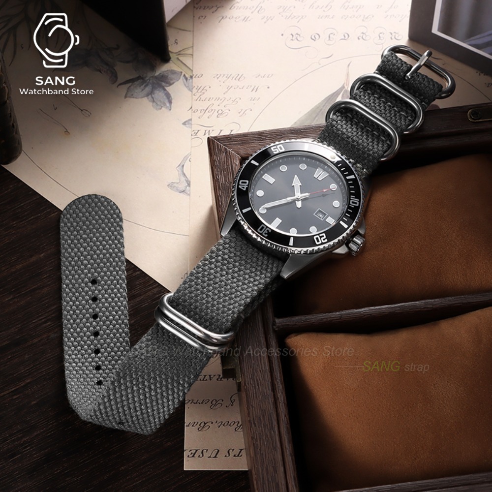 20 مم 22 مم لأحزمة بيرلون وأوم - مراجعة Perlon Strap Woven وسعره