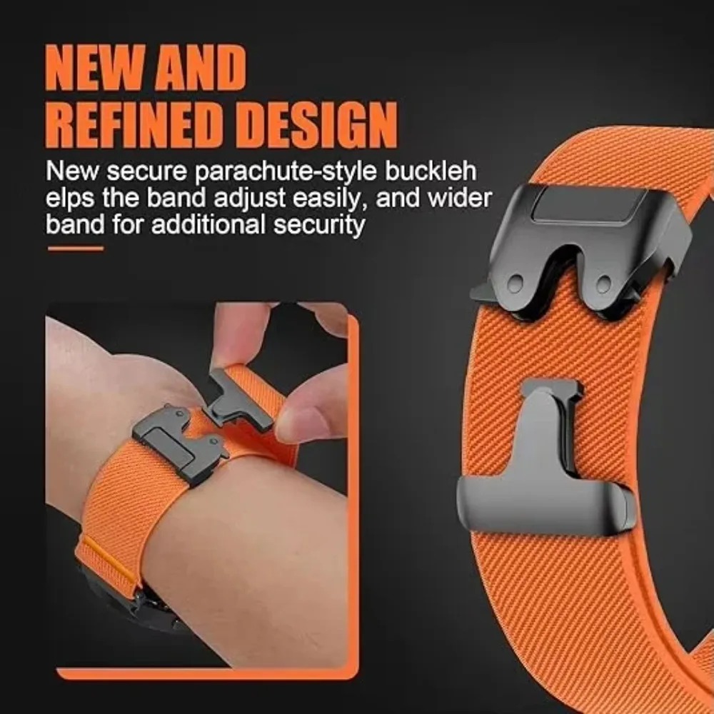 حزام نايلون لساعة Redmi Watch  - مراجعة Parachute Strap Elastic وسعره